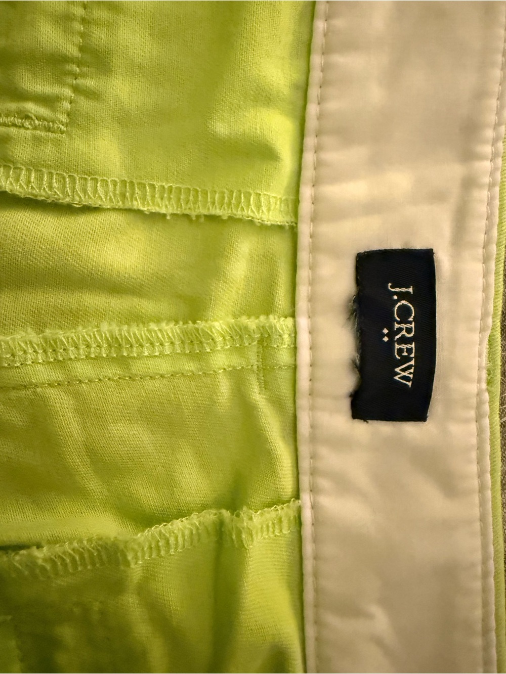 J. Crew Lime Green Cotton Chino Shorts - Picture 4 of 5